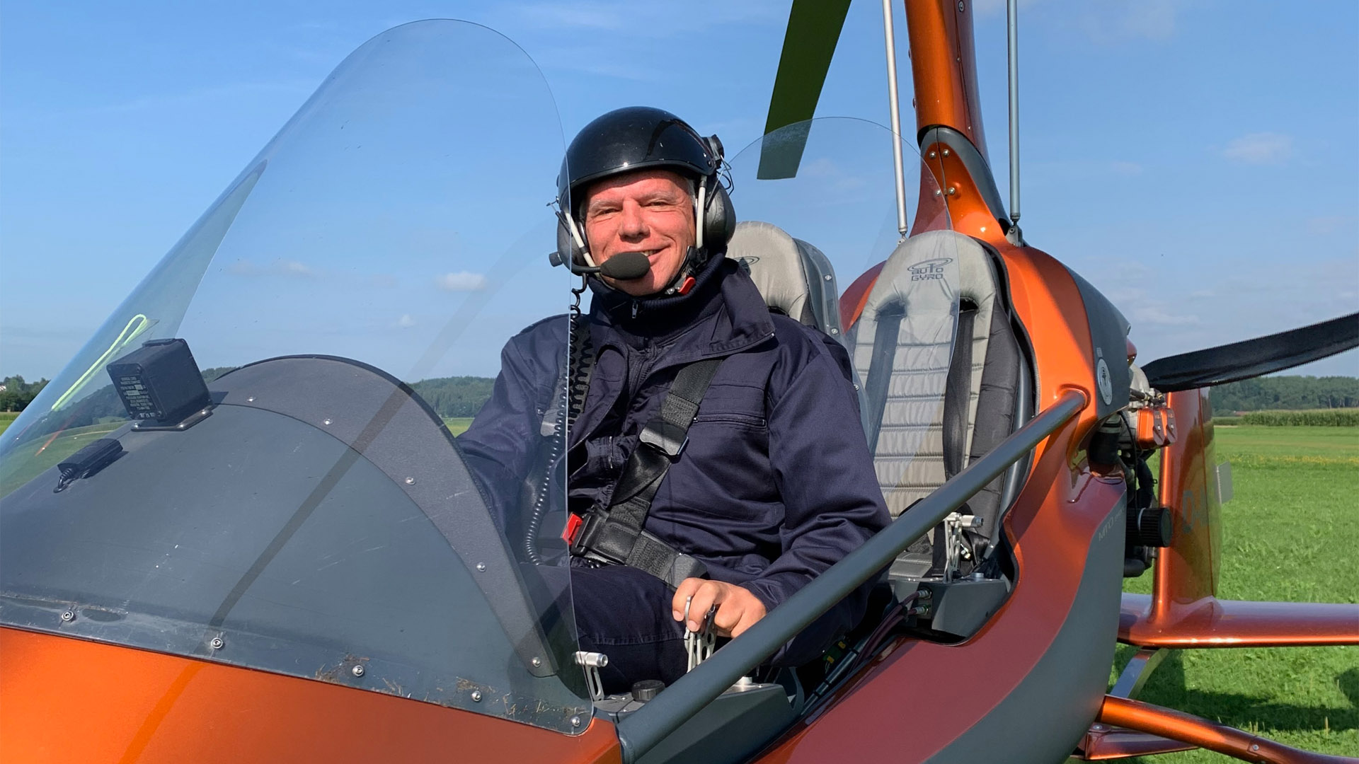 Erster Soloflug. Start in Tannheim (Allgäu)